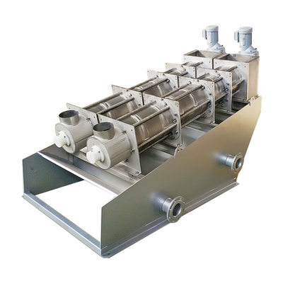 Machine de asséchage de boue de presse à vis d'industrie pour le traitement des eaux usées d'impression