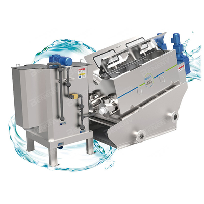Équipement d'épaississement des boues Presses à vis de boues pour usines industrielles de traitement des eaux usées