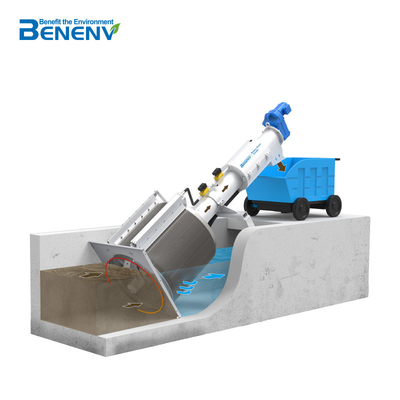 Écran à tambour rotatif OA2 Micro filtrage Écran à barres en acier inoxydable pour les eaux usées