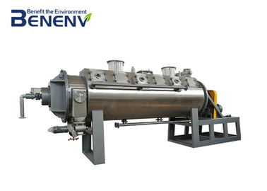 Machine de dessiccateur de boue d'épuration 7,5 kilowatts d'efficacité de séchage élevée pour la boue d'épuration