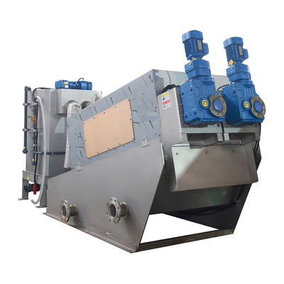 Machine de asséchage de boue de structure compacte pour le traitement des eaux résiduaires domestique