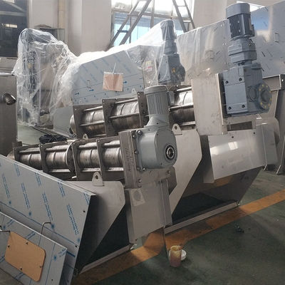 Machine 1t/H de presse de boue d'eaux usées de déshydrateur à faible bruit