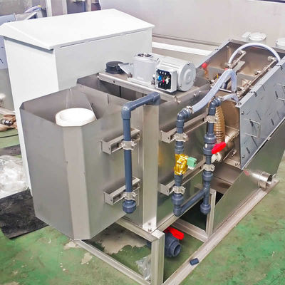 Presse à vis de asséchage de boue horizontale inoxydable d'OEM