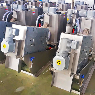 Machine de séchage multi de boue de l'industrie alimentaire de presse à vis de disque